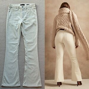 Banana Republic High Rise Flare Corduroy Pants